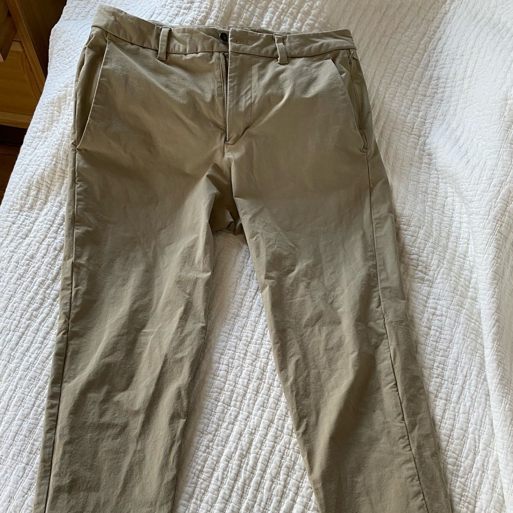 Commission pant slim canvas 34 size 33 tofino sand